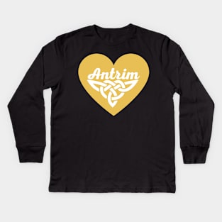 Antrim, Celtic Irish Kids Long Sleeve T-Shirt